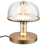 Настольная лампа с плафоном из акрила и металлическим основанием Blanton 23 варинант исполнения - 2 | Loft Concept в Ульяновске