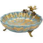 Блюдо фарфоровое Птица на ветке Flora варинант исполнения - 1 | Loft Concept в Ульяновске