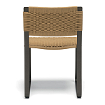 Дизайнерский стул с каркасом из металла с плетеными сиденьем и спинкой GREEN POINT Chair варинант исполнения - 4 | Loft Concept в Ульяновске