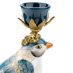 Фарфоровый подсвечник с птицей Eden Garden варинант исполнения - 4 | Loft Concept в Ульяновске