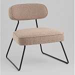 Кресло лаунж Kate букле капучино варинант исполнения - 1 | Loft Concept в Ульяновске