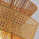 Подвесной светильник с абажуром из натуральных материалов Light Inside the Cell варинант исполнения - 5 | Loft Concept в Ульяновске