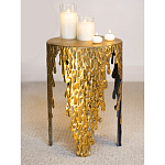 Столик дизайнерский Copper streaks варинант исполнения - 9 | Loft Concept в Ульяновске