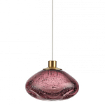 Подвесной светильник с прозрачным стеклянным плафоном округлой формы Effervia  варинант исполнения - 1 | Loft Concept в Ульяновске