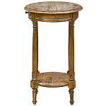 Деревянный овальный кофейный стол Margery Provence Coffee Table варинант исполнения - 3 | Loft Concept в Ульяновске