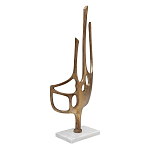 Аксессуар современный Абстракция Abstract Sculpture Brass варинант исполнения - 2 | Loft Concept в Ульяновске