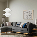 Подвесной вязаный белый светильник «Звезда Востока 02» варинант исполнения - 1 | Loft Concept в Ульяновске