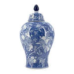 Ваза с крышкой в китайском стиле Гранатовое дерево Blooming Pomegranate варинант исполнения - 3 | Loft Concept в Ульяновске