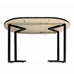 Стол обеденный раздвижной со столешницей белый мрамор Magali варинант исполнения - 5 | Loft Concept в Ульяновске