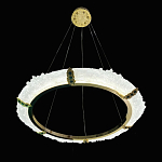 Люстра в форме кольца с цветочным декором Warm Heavenly Light варинант исполнения - 1 | Loft Concept в Ульяновске