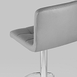 Барный стул с сиденьем серого цвета Honory варинант исполнения - 6 | Loft Concept в Ульяновске