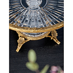 Чаша из прозрачного стекла с фигурками разноцветных попугаев на ободке 38 Eden Garden варинант исполнения - 4 | Loft Concept в Ульяновске