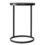 Кофейный столик круглый чёрный Compact Loft варинант исполнения - 1 | Loft Concept в Ульяновске