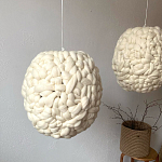 Светильник вязаный из шерсти Wool Oval варинант исполнения - 1 | Loft Concept в Ульяновске