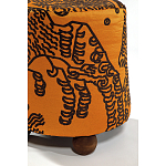 Пуф Wakonda Terracotta Tiger Mountain с Круглыми ножками  варинант исполнения - 3 | Loft Concept в Ульяновске