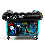 Кресло "Баския и Уорхол" Basquiat Warhol graffiti chair натуральная кожа варинант исполнения - 5 | Loft Concept в Ульяновске