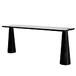 Консоль чёрная на 2-х конусообразных ножках Eros варинант исполнения - 4 | Loft Concept в Ульяновске