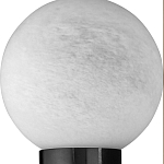 Бра цилиндрической формы чёрного цвета с 2-мя плафонами Marble Glow варинант исполнения - 5 | Loft Concept в Ульяновске