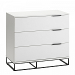Комод белый с 3-мя ящиками Strict Lines  варинант исполнения - 1 | Loft Concept в Ульяновске
