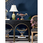 Чаша стеклянная с фигурками разноцветных попугаев на ободке 41 Eden Garden варинант исполнения - 3 | Loft Concept в Ульяновске