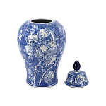 Ваза с крышкой в китайском стиле Гранатовое дерево Blooming Pomegranate варинант исполнения - 4 | Loft Concept в Ульяновске