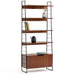 Стеллаж из орехового дерева Olson Rack варинант исполнения - 2 | Loft Concept в Ульяновске