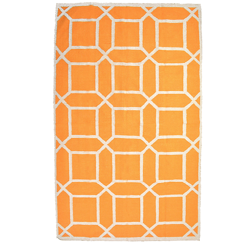 Ковер Ornament Orange Pattern Оранжевый в Ульяновске | Loft Concept 