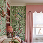 Обои ручная роспись Belvoir Pistachio варинант исполнения - 3 | Loft Concept в Ульяновске