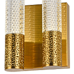 Бра с двумя плафонами латунь Dew Drops Tube Duo Brass Wall Lamp варинант исполнения - 3 | Loft Concept в Ульяновске