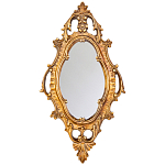 Зеркало настенное в ажурной раме бронзового цвета Classic Ornament Mirror варинант исполнения - 1 | Loft Concept в Ульяновске