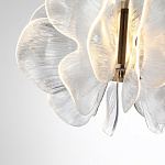 Люстра с крупными рельефным декором в виде лепестков 60 см Ethereal Bloom варинант исполнения - 5 | Loft Concept в Ульяновске