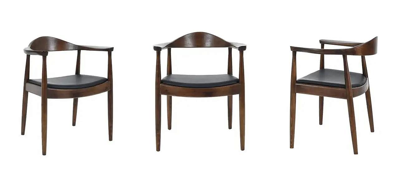 Стул Elbow HANS J.WEGNER с Подлокотником Темное Дерево Стул Elbow HANS J.WEGNER с Подлокотником Темное Дерево - Loft-Concept в Ульяновске
