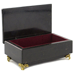 Шкатулка из натурального камня змеевик чёрного цвета Stone Casket варинант исполнения - 4 | Loft Concept в Ульяновске