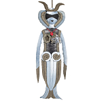 Кукла из джинсовой одежды и армейских палаток Rusalka Jeans&Tents варинант исполнения - 1 | Loft Concept в Ульяновске