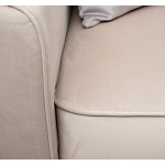 Диван двухместный раскладной светло-серый с кантом Pride варинант исполнения - 5 | Loft Concept в Ульяновске