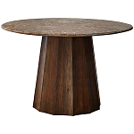 Круглый обеденный стол с мраморной столешницей Veras Marble Dining Table варинант исполнения - 1 | Loft Concept в Ульяновске
