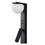 Бра с белым полусферическим плафоном и цилиндрическим поворотным спотом Trumpet Wall Lamp варинант исполнения - 1 | Loft Concept в Ульяновске