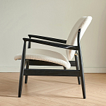 Кресло с каркасом и ножками из древесины и мягкими сиденьем и спинкой Venice варинант исполнения - 4 | Loft Concept в Ульяновске