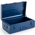 Металлический сундук Metal Dark Blue варинант исполнения - 3 | Loft Concept в Ульяновске