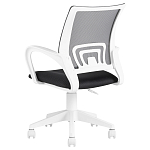 Офисное кресло с основанием из белого пластика Desk chairs Black варинант исполнения - 5 | Loft Concept в Ульяновске