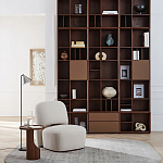 Приставной столик из массива дерева Walnut варинант исполнения - 7 | Loft Concept в Ульяновске