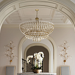 Бра с каркасом в виде веток усыпанных кристаллами Branches with Crystals варинант исполнения - 4 | Loft Concept в Ульяновске