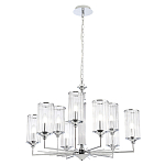 Люстра с 9-ю цилиндрическими стеклянными плафонами Jeanette варинант исполнения - 8 | Loft Concept в Ульяновске