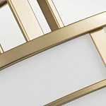 Потолочный светильник с белым матовым абажуром в металлическом каркасе Feiss варинант исполнения - 3 | Loft Concept в Ульяновске