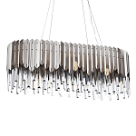 Большая многоярусная люстра Iroh Future Хром варинант исполнения - 1 | Loft Concept в Ульяновске