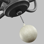 Люстра с 6-ю лампами и кремовыми деревянными бусинами Feiss варинант исполнения - 7 | Loft Concept в Ульяновске