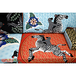 Большой Трехместный Диван с цветным принтом Qalakabusha Large Sofa варинант исполнения - 6 | Loft Concept в Ульяновске