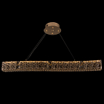 Люстра волнистой формы с текстурной огранкой Reflection of Reality варинант исполнения - 6 | Loft Concept в Ульяновске