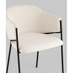 Стул Brace букле белый варинант исполнения - 2 | Loft Concept в Ульяновске