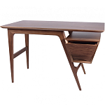 Письменный стол прямоугольный с 2-мя ящиками и полкой Idenontal варинант исполнения - 5 | Loft Concept в Ульяновске